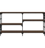 VidaXL Wandtafel 150x29x76,5 cm bewerkt hout bruin eikenkleur