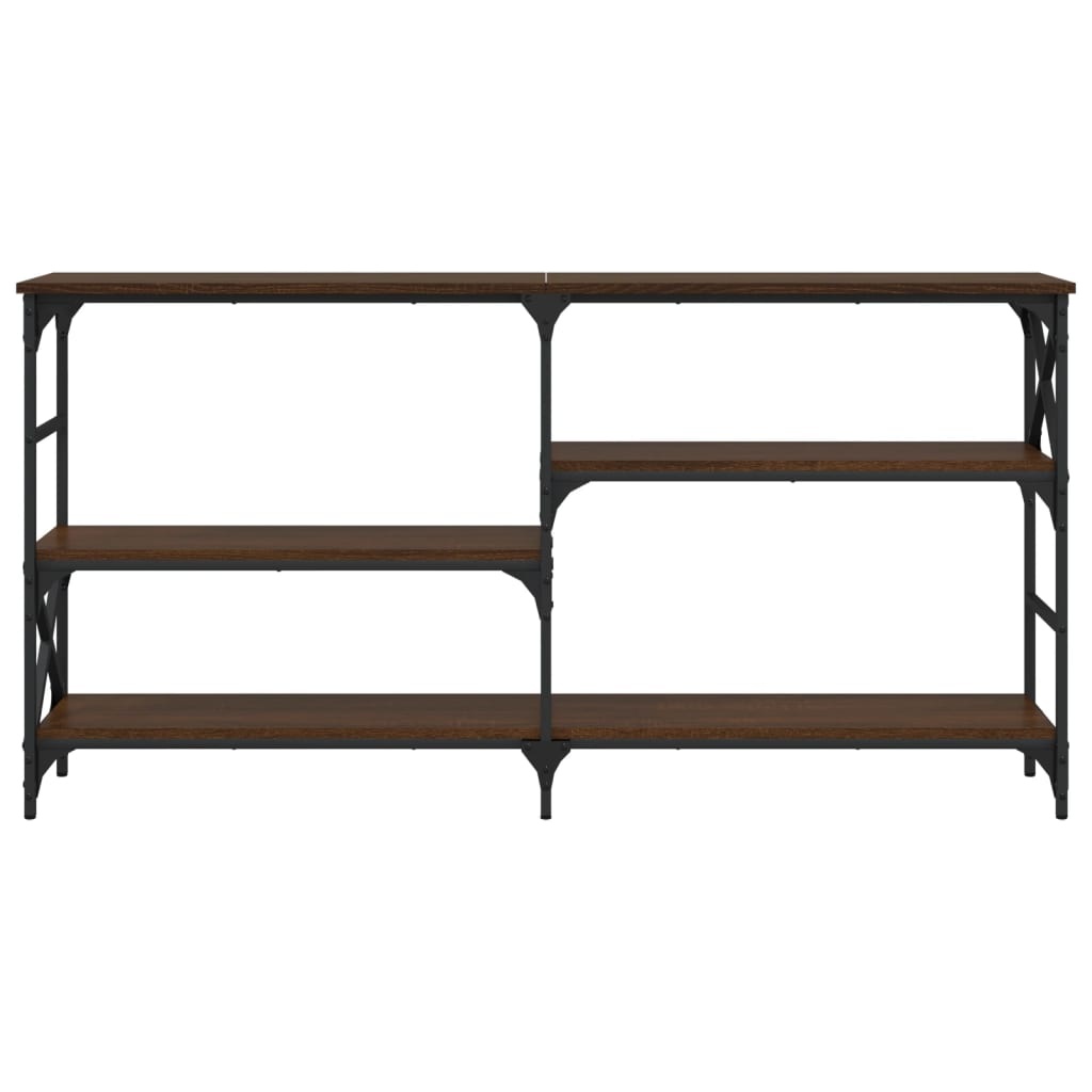 VidaXL Wandtafel 150x29x76,5 cm bewerkt hout bruin eikenkleur