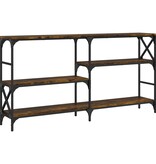 VidaXL Wandtafel 150x29x76,5 cm bewerkt hout gerookt eikenkleurig