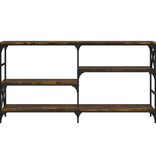 VidaXL Wandtafel 150x29x76,5 cm bewerkt hout gerookt eikenkleurig