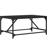 VidaXL Salontafel 75x50x35 cm bewerkt hout zwart