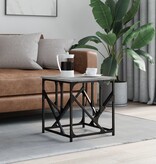 VidaXL Salontafel 45x45x47,5 cm bewerkt hout grijs sonoma