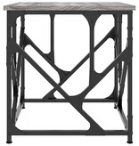 VidaXL Salontafel 45x45x47,5 cm bewerkt hout grijs sonoma