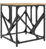 VidaXL Salontafel 45x45x47,5 cm bewerkt hout sonoma eikenkleurig