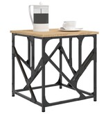 VidaXL Salontafel 45x45x47,5 cm bewerkt hout sonoma eikenkleurig