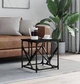 VidaXL Salontafel 45x45x47,5 cm bewerkt hout zwart