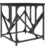 VidaXL Salontafel 45x45x47,5 cm bewerkt hout zwart