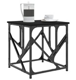 VidaXL Salontafel 45x45x47,5 cm bewerkt hout zwart