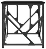 VidaXL Salontafel 45x45x47,5 cm bewerkt hout zwart
