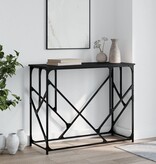 VidaXL Wandtafel 100x40x80 cm bewerkt hout zwart