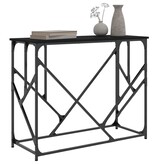 VidaXL Wandtafel 100x40x80 cm bewerkt hout zwart