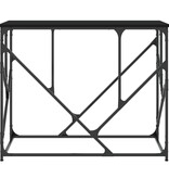 VidaXL Wandtafel 100x40x80 cm bewerkt hout zwart