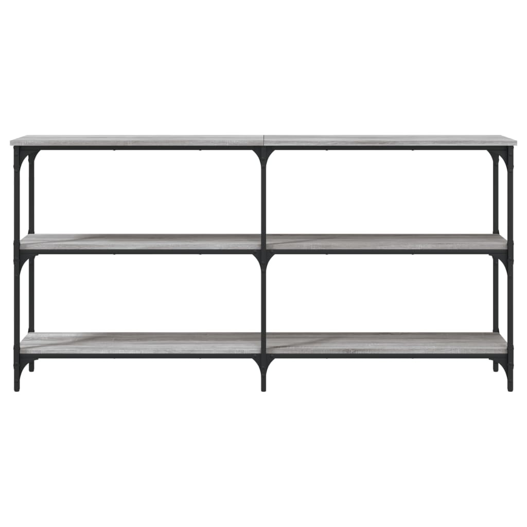 VidaXL Wandtafel 150x29x75 cm bewerkt hout grijs sonoma eikenkleurig