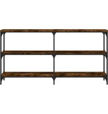 VidaXL Wandtafel 150x29x75 cm bewerkt hout gerookt eikenkleurig