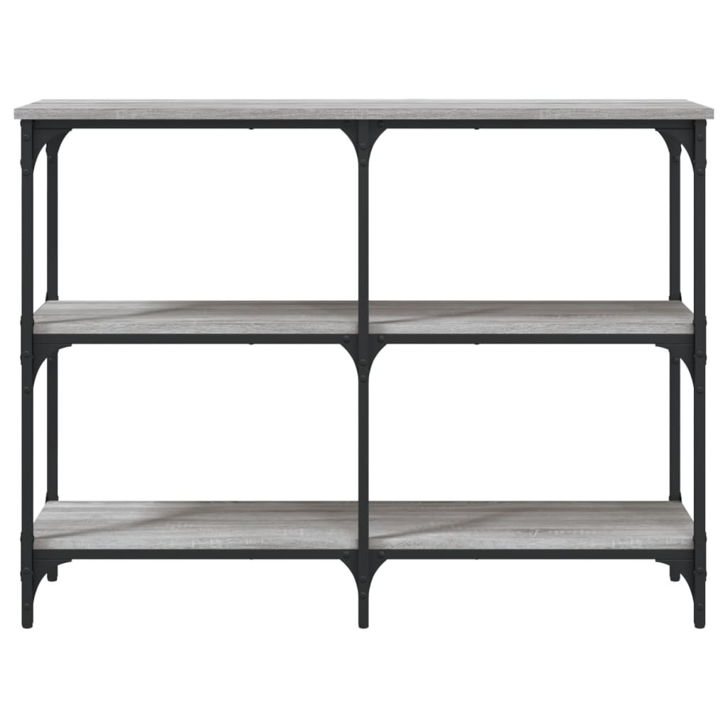 VidaXL Wandtafel 100x29x75 cm bewerkt hout grijs sonoma eikenkleurig