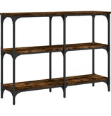 VidaXL Wandtafel 100x29x75 cm bewerkt hout gerookt eikenkleurig