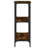 VidaXL Wandtafel 100x29x75 cm bewerkt hout gerookt eikenkleurig