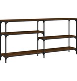 VidaXL Wandtafel 160x29x75 cm bewerkt hout bruin eikenkleur