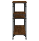 VidaXL Wandtafel 160x29x75 cm bewerkt hout bruin eikenkleur