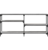 VidaXL Wandtafel 160x29x75 cm bewerkt hout grijs sonoma eikenkleurig