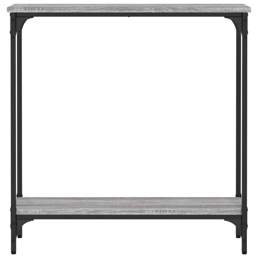 VidaXL Wandtafel 75x22,5x75 cm bewerkt hout grijs sonoma eikenkleurig