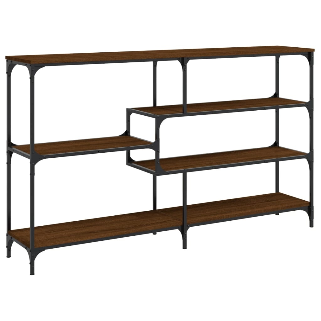 VidaXL Wandtafel 160x32x95 cm bewerkt hout bruin eikenkleur
