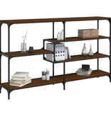 VidaXL Wandtafel 160x32x95 cm bewerkt hout bruin eikenkleur