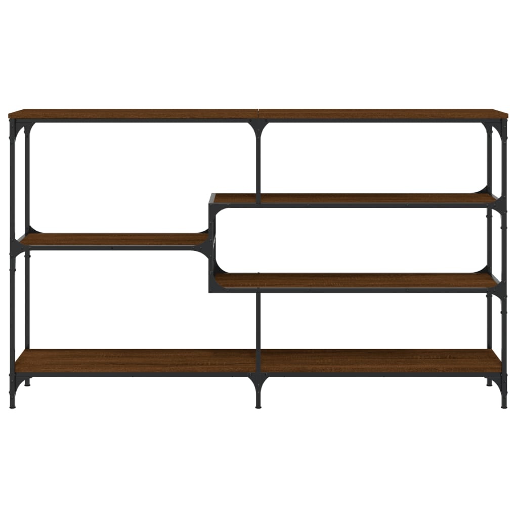 VidaXL Wandtafel 160x32x95 cm bewerkt hout bruin eikenkleur