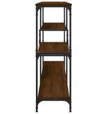VidaXL Wandtafel 160x32x95 cm bewerkt hout bruin eikenkleur