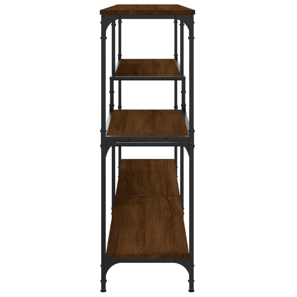VidaXL Wandtafel 160x32x95 cm bewerkt hout bruin eikenkleur