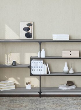 VidaXL Wandtafel 160x32x95 cm bewerkt hout grijs sonoma eikenkleurig