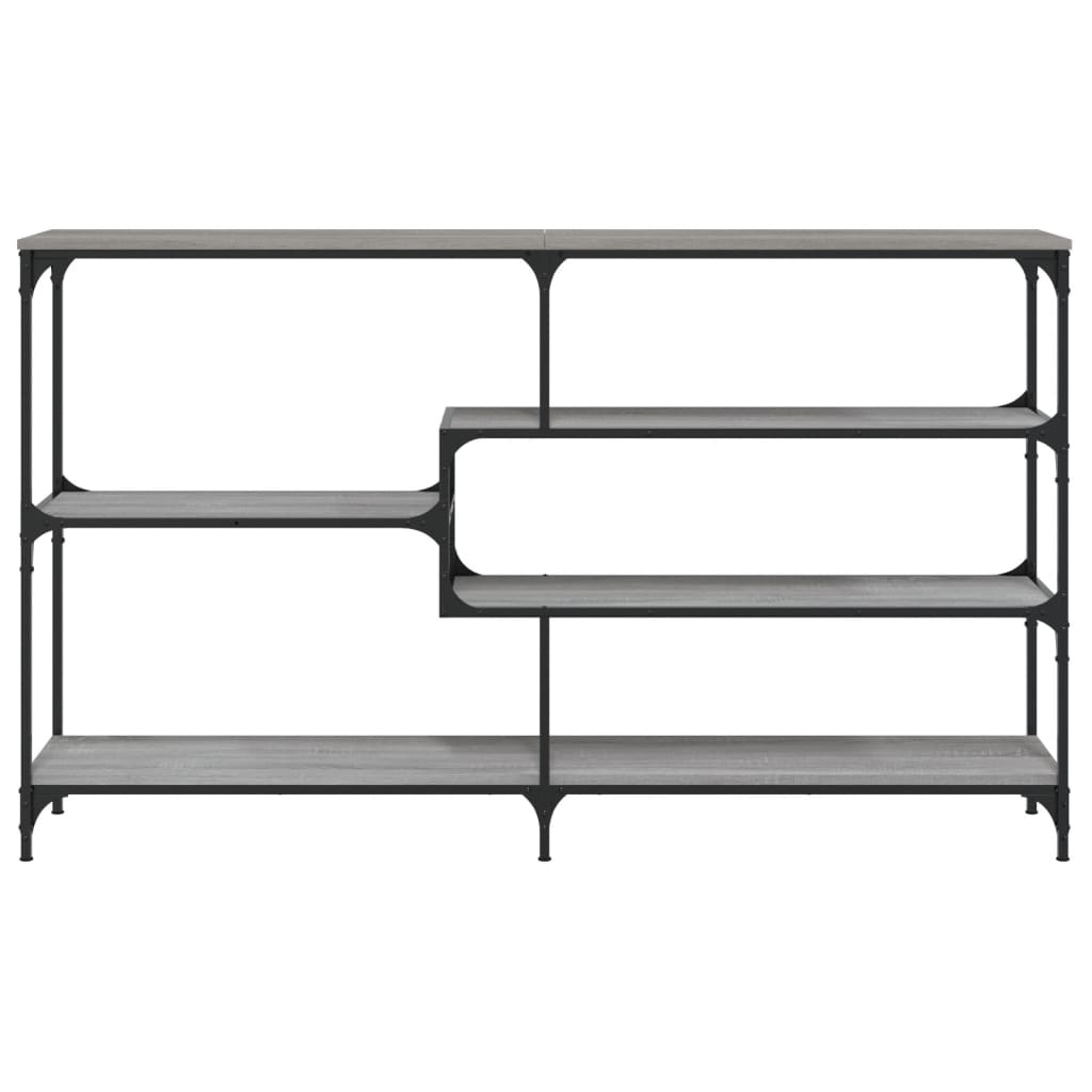 VidaXL Wandtafel 160x32x95 cm bewerkt hout grijs sonoma eikenkleurig