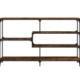 VidaXL Wandtafel 160x32x95 cm bewerkt hout gerookt eikenkleurig