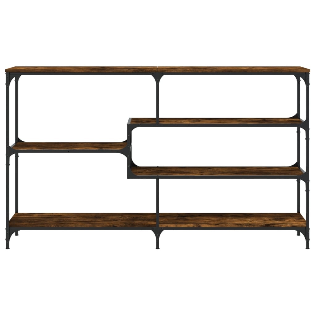 VidaXL Wandtafel 160x32x95 cm bewerkt hout gerookt eikenkleurig
