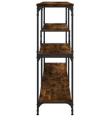 VidaXL Wandtafel 160x32x95 cm bewerkt hout gerookt eikenkleurig
