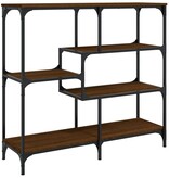 VidaXL Wandtafel 103x32x95 cm bewerkt hout bruin eikenkleur