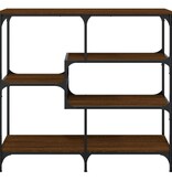 VidaXL Wandtafel 103x32x95 cm bewerkt hout bruin eikenkleur