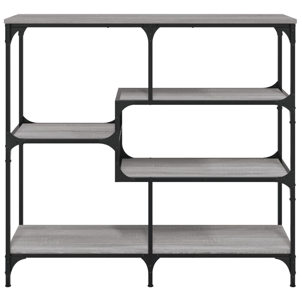 VidaXL Wandtafel 103x32x95 cm bewerkt hout grijs sonoma eikenkleurig