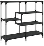 VidaXL Wandtafel 103x32x95 cm bewerkt hout zwart