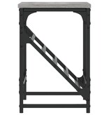 VidaXL Schoenenrek 60x30x45 cm bewerkt hout grijs sonoma