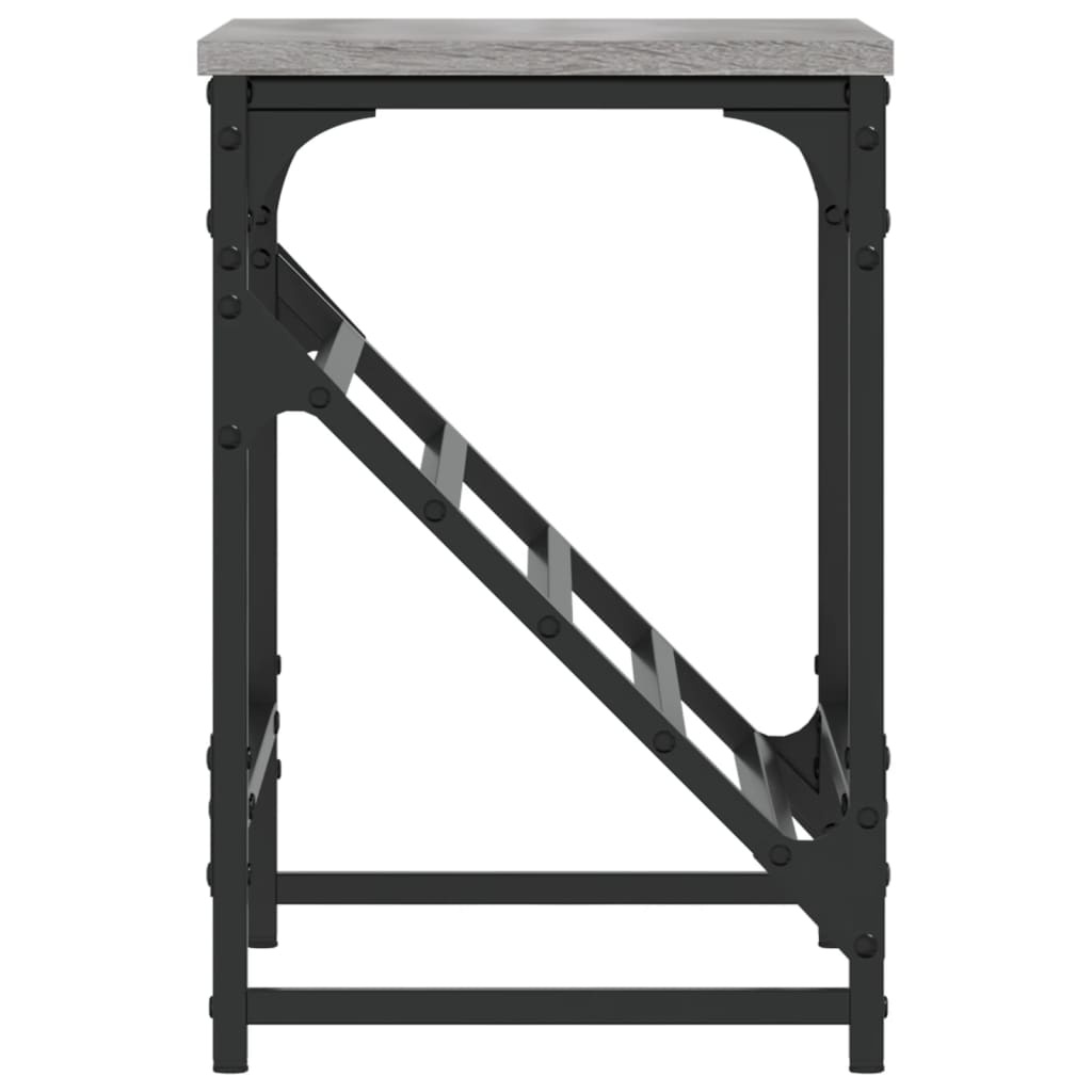 VidaXL Schoenenrek 60x30x45 cm bewerkt hout grijs sonoma