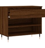 VidaXL Schoenenkast 70x36x60 cm bewerkt hout bruin eikenkleur