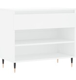 VidaXL Schoenenkast 70x36x60 cm bewerkt hout wit