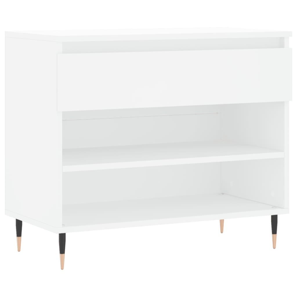 VidaXL Schoenenkast 70x36x60 cm bewerkt hout wit