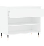 VidaXL Schoenenkast 70x36x60 cm bewerkt hout wit