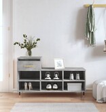 VidaXL Schoenenkast 102x36x60 cm bewerkt hout betongrijs
