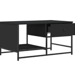 VidaXL Salontafel 85,5x51x45 cm bewerkt hout zwart