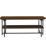 VidaXL Salontafel 100x50x40 cm bewerkt hout bruineiken