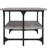 VidaXL Salontafel 100x50x40 cm bewerkt hout grijs sonoma eikenkleurig