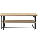 VidaXL Salontafel 100x50x40 cm bewerkt hout sonoma eikenkleurig